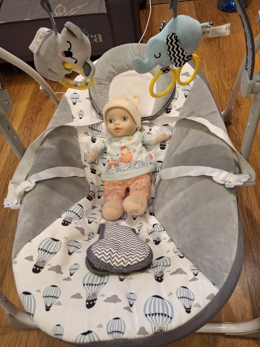 Люлка KinderKraft FLO, 2в1, Мента