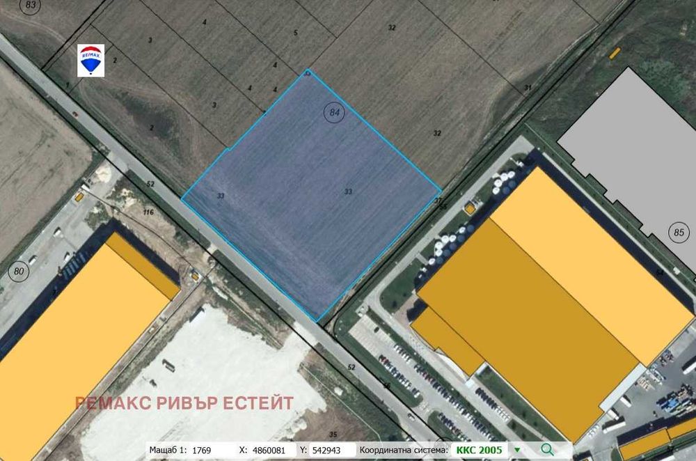 Продава се Парцел в Русе, Промишлена зона - Изток - 15721 кв.м за 26 €/кв.м - Снимка #3