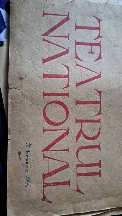 Program teatru 1944
