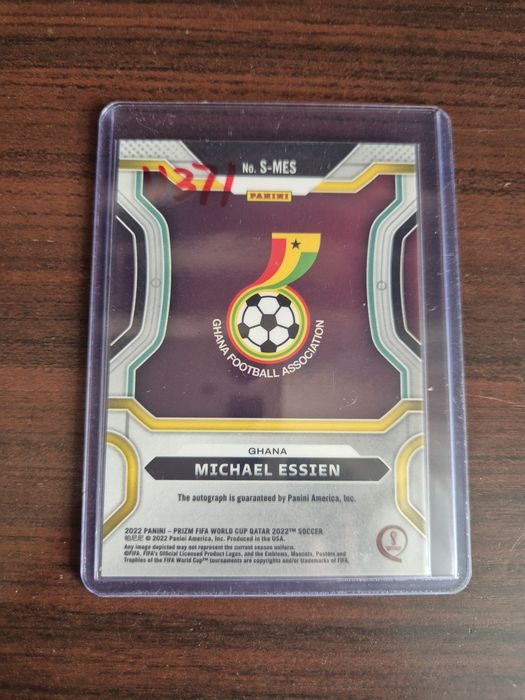 Michael Essien Panini auto