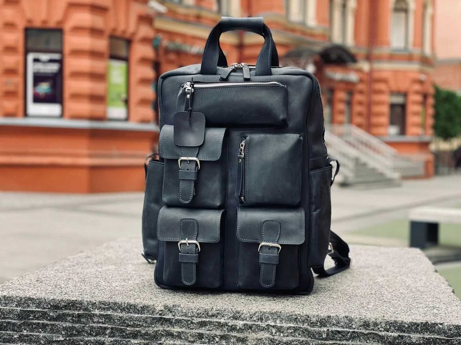 Rucsac din piele naturală. Rucsac pentru laptop. laptop backpack. Rucsac din piele pentru călătorii.