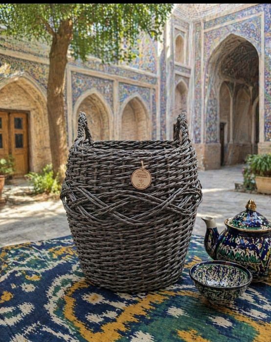 Кашпо и корзины из искусственного ротанга