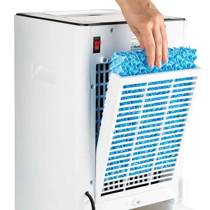 ПРОМО!! Мобилен охладител и отоплител Muhler MC-6066H, 2000W, LED, Бял