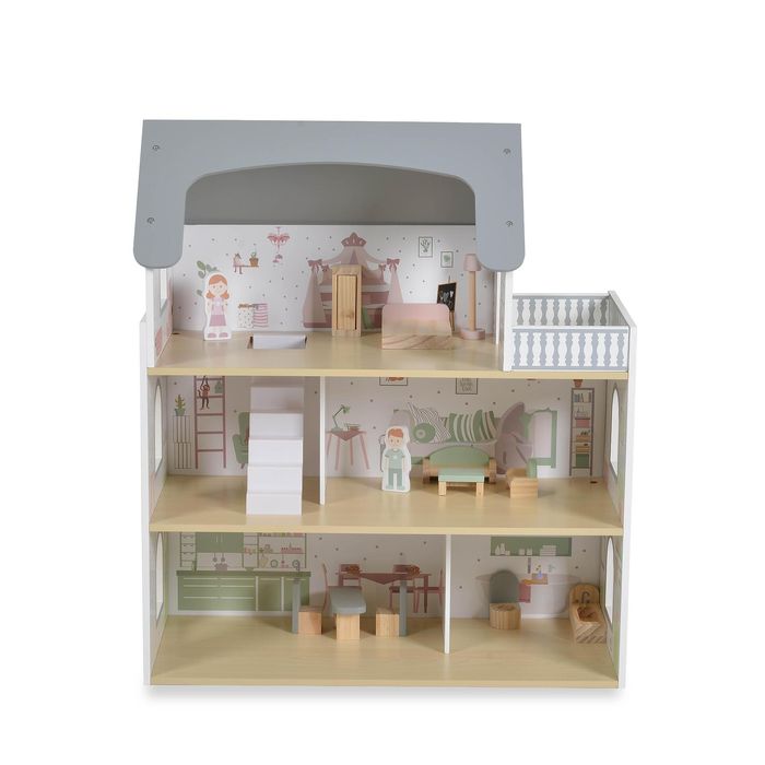 Дървена къща за кукли ema w06a587