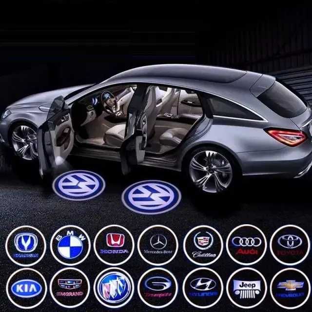 LED лого проектор за врата vw bmw audi mercedes мерцедес бмв logo ауди