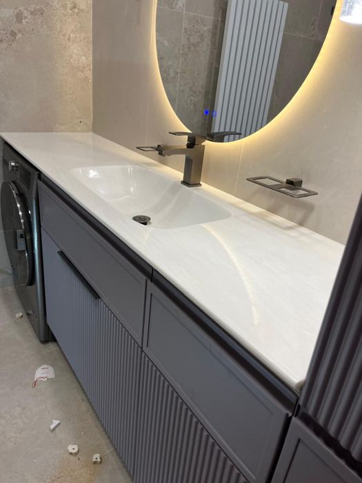 Искусственный камень столешница с мойкой