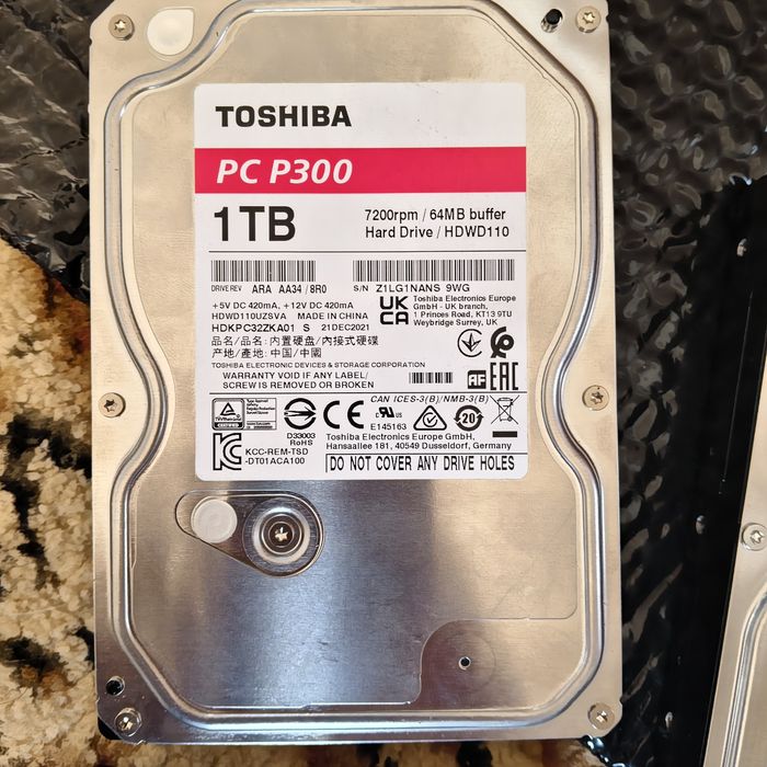 Продам новые HDD 2tb 1tb 500gb