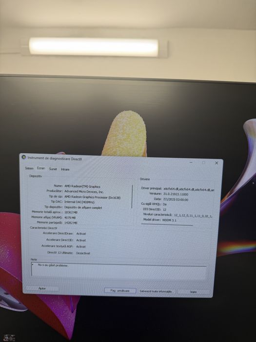 Pc ryzen 7 5700G, 32gb ram +monitor msi la cutie+tastatura si mouse cod unic 4841