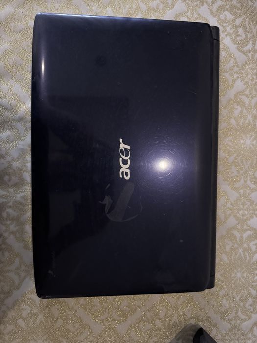 Ноутбук в рабочем состоянии