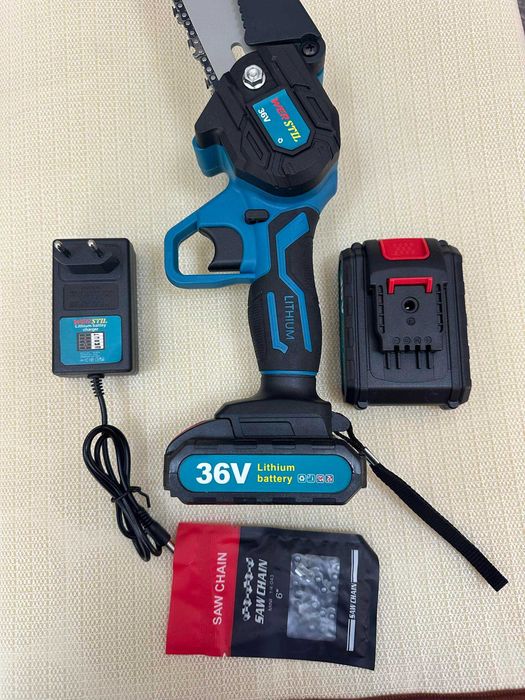 Акумулаторен Трион за Клони WERSTIL 36V 8Ah верижна резачка