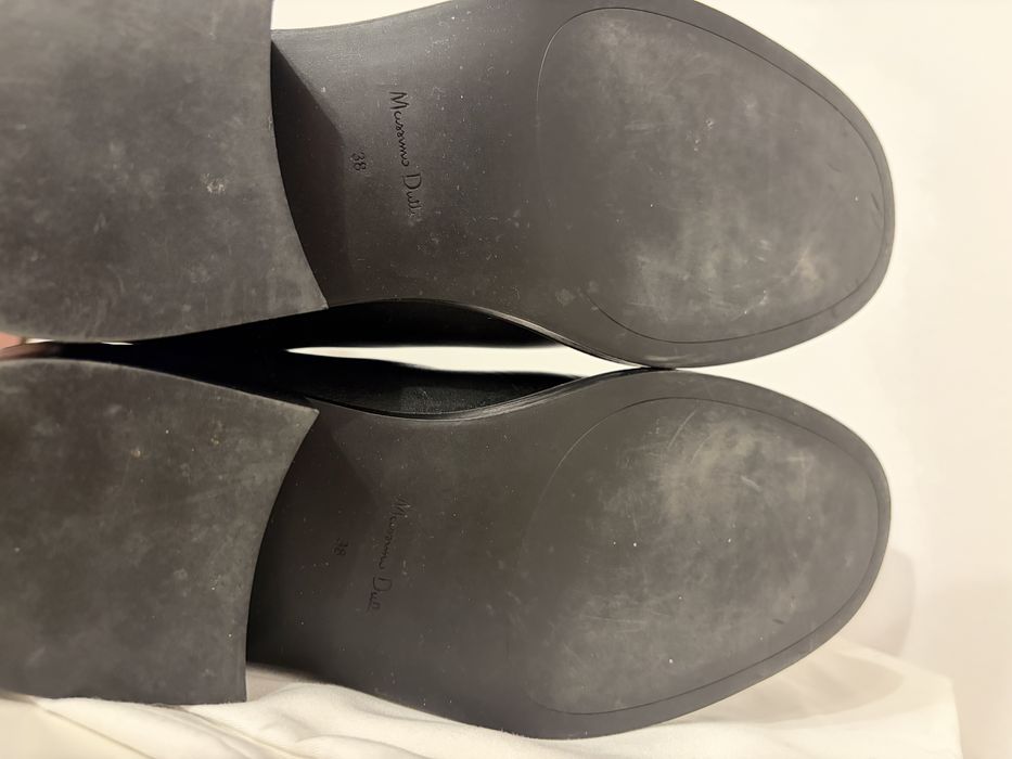 Cizme piele Massimo Dutti