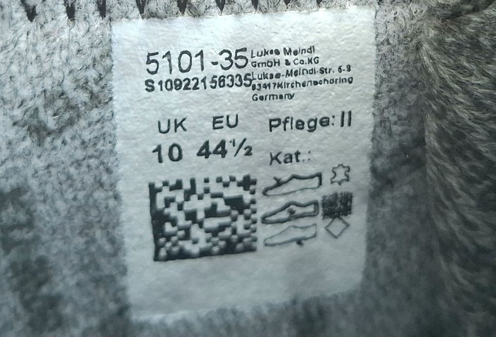 Meindl Narvik 44 номер