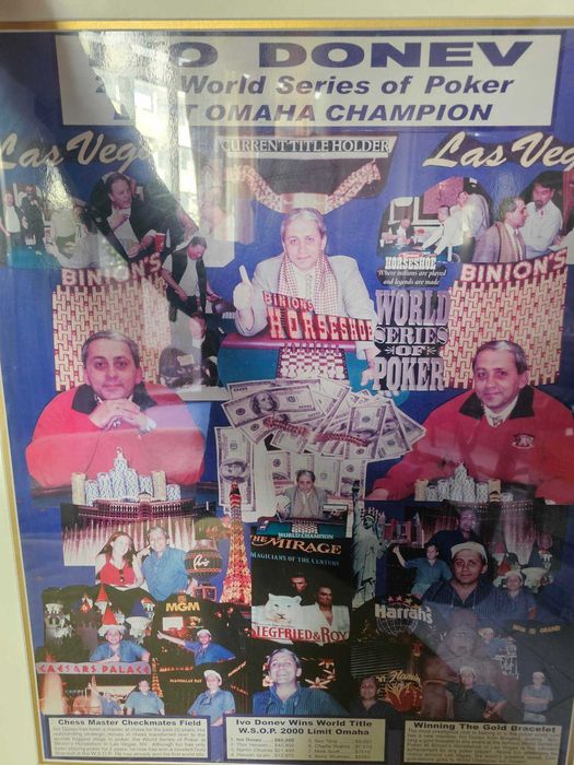 Лимитирана рамка (1/2) – WSOP 2000 Лас Вегас Иво Донев шампион, подписана