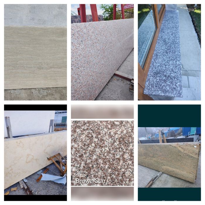 Pervaze/Glafuri/Scări din marmura și granit la comanda