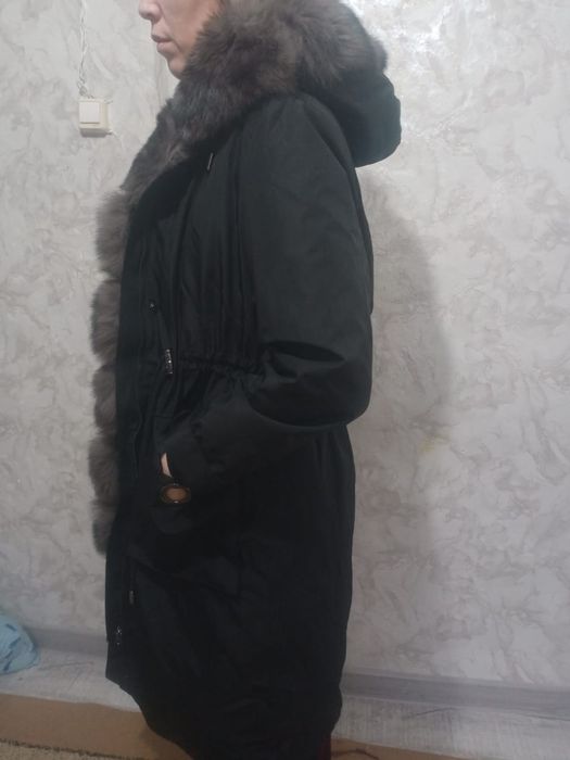 Парка коричиневая