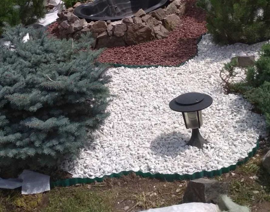 Мраморная крошка мешками