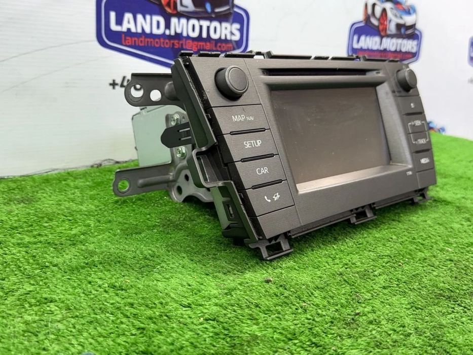 DISPLAY NAVIGATIE / ECRAN CONTROL MEDIA + RADIO CD TOYOTA PRIUS 2012 HYBRID 1.8 BENZINA Hatchback COD OEM 86140-47080 CV-VS01F14D 10R-030232 861404708