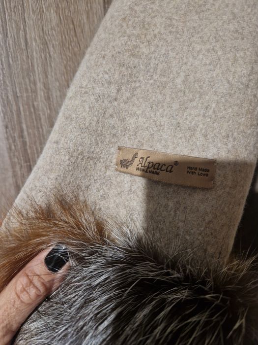 Palton cu detalii de blana