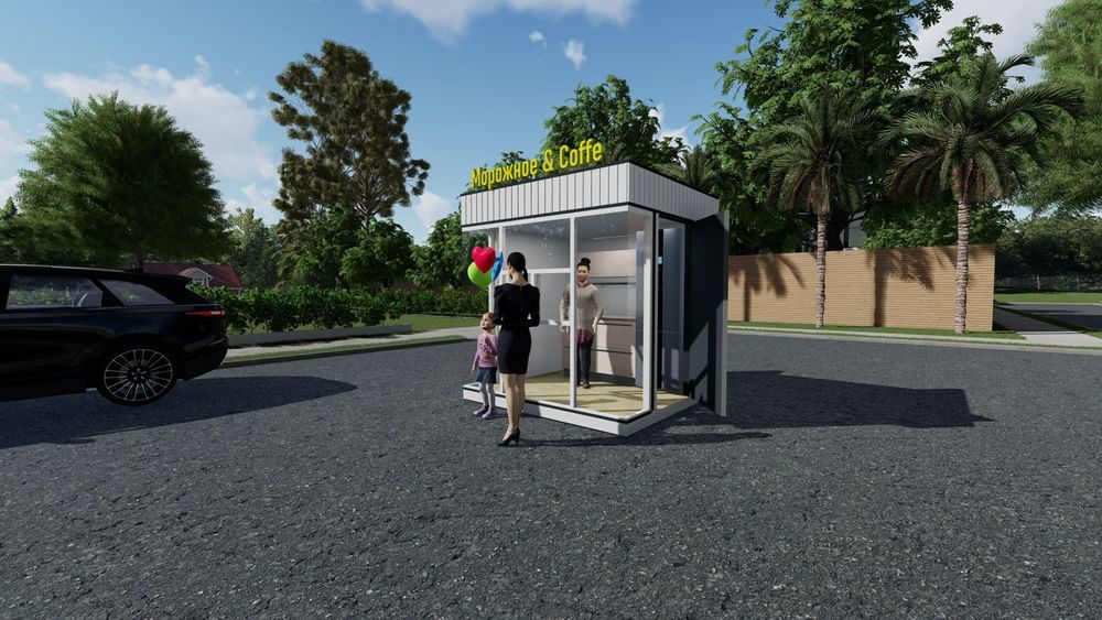 Продаётся новый киоск