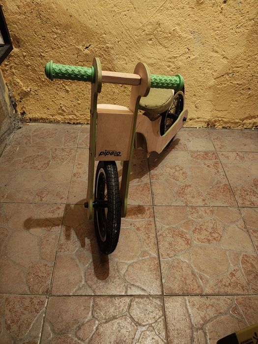 Дървено детско колело за баланс