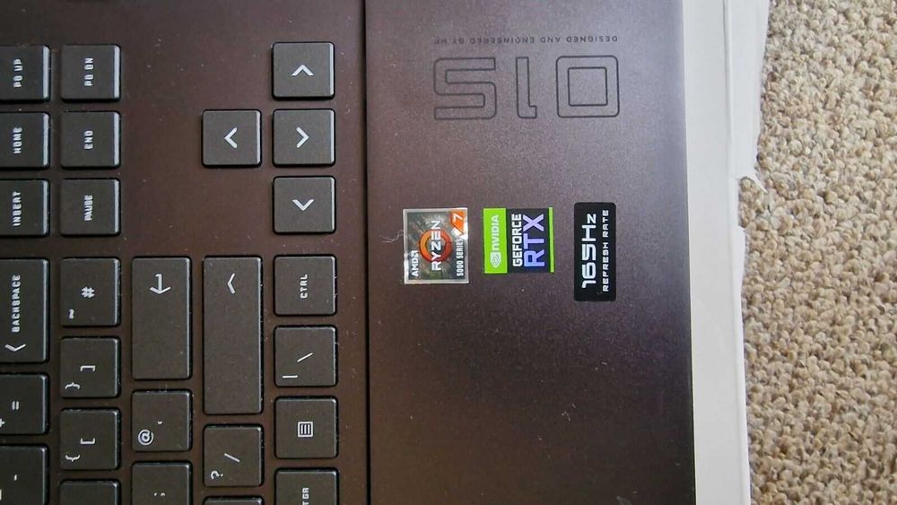 HP OMEN 15 5800H/RTX 3070 8GB/2.5K IPS/1TB NVMe/+за 64GB Kingston FURY