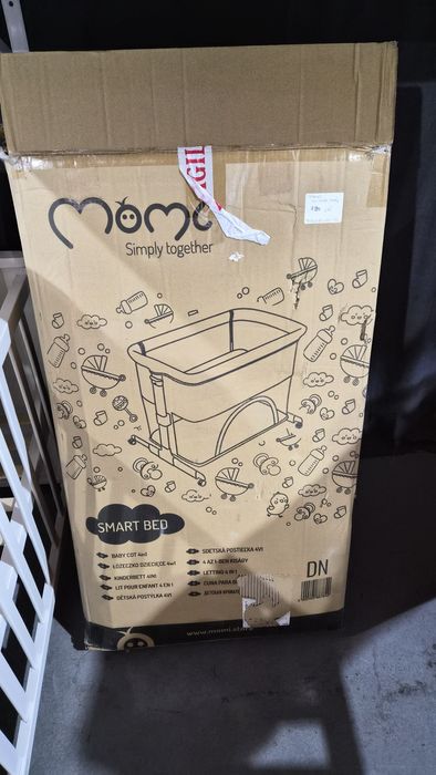 Pătuț co-sleeper MoMi Smart Bed 4 în 1