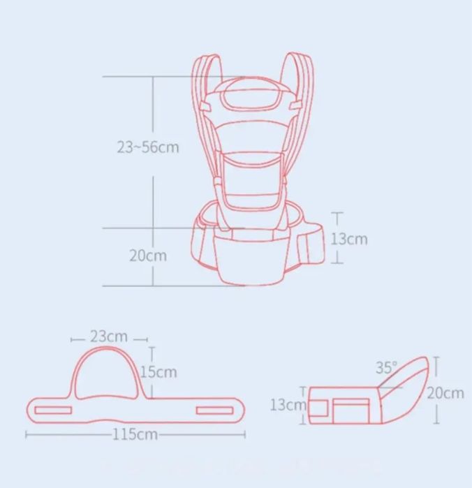 Эрго-рюкзак,хипсит