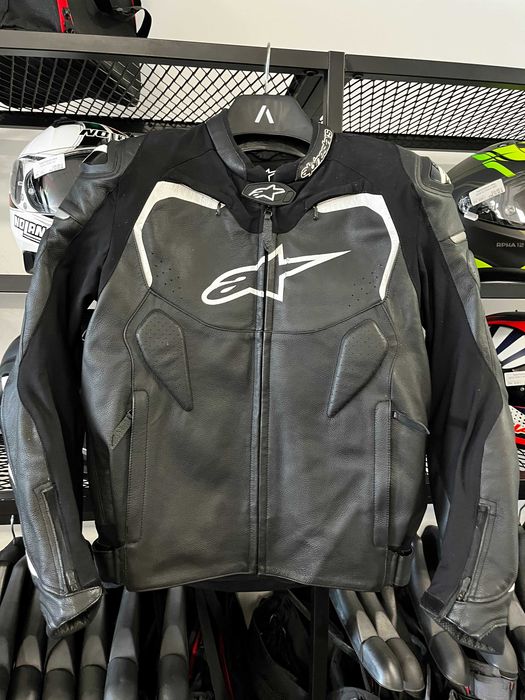 Кожено яке за мотор ALPINESTARS GP-PRO  размер 52-  M/L CE-Протектори,Гърбица