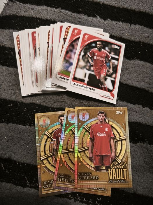 Cartonașe de fotbal colecție Topps+Panini