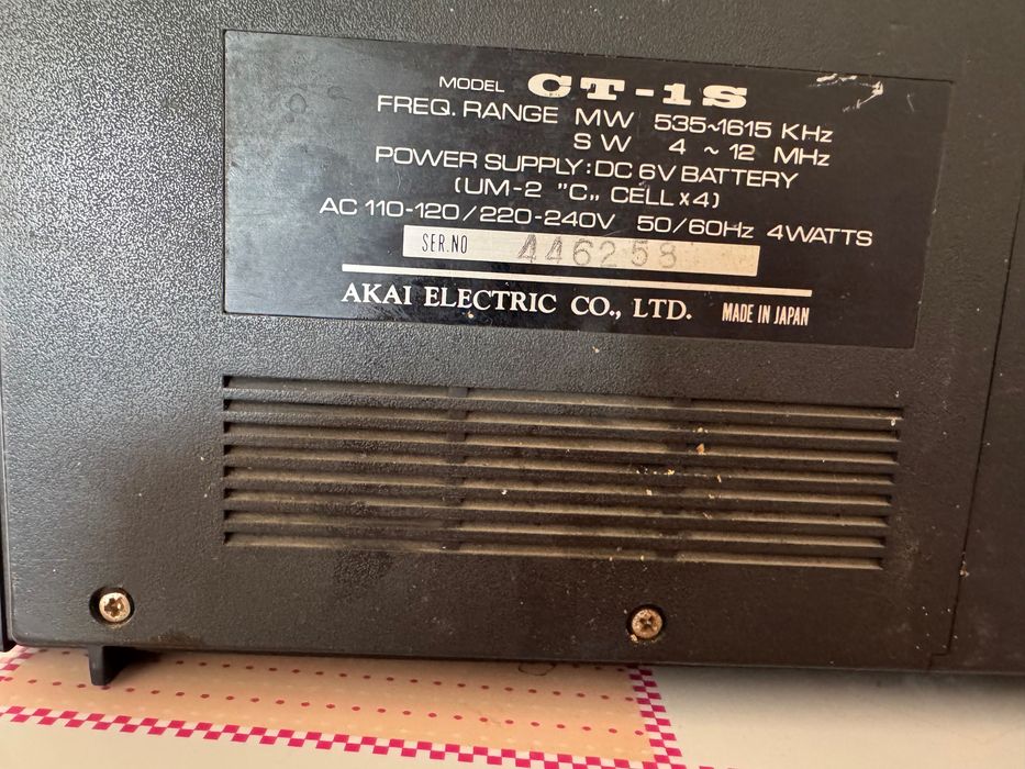 Casetofon akai colectie