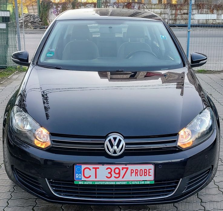 VW Golf VI, 2010, in RATE fără AVANS, recent înmatriculat