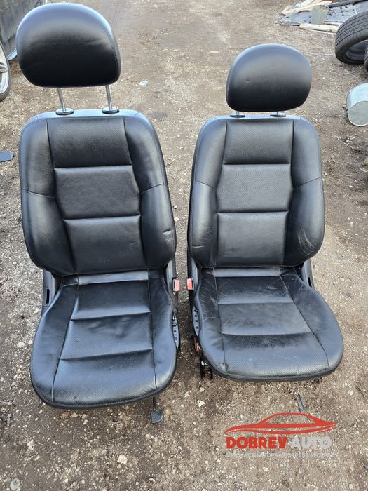 Продаваме кожен полуелектрически салон за Mercedes C Class S203 - комб