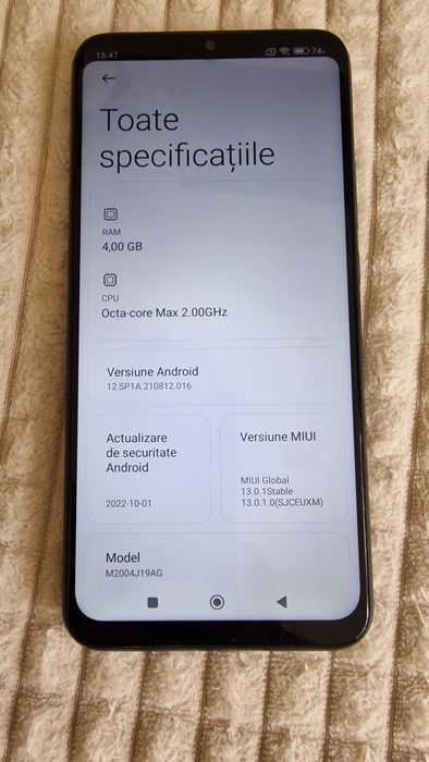 Telefon xiaomi redmi 9