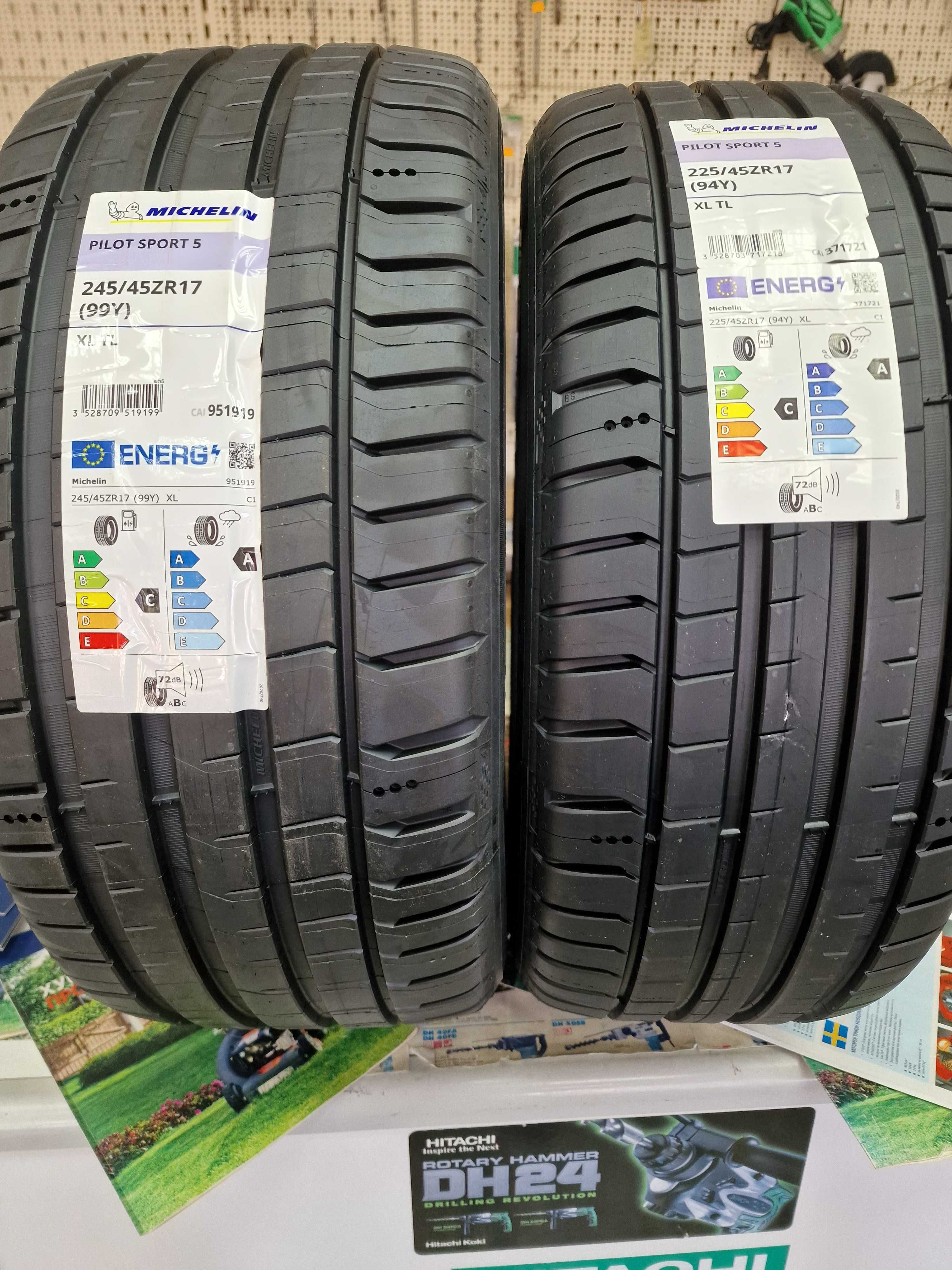 Мишелин пилот спорт 5 michelin pilot sport 5 ZR 245/45/17 225/45/17 гр ...