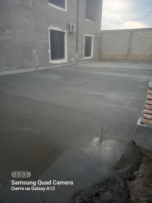 Криша навес штукатурка стяжка сифатли килиб берамиз