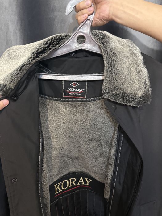 Куртка с меховым воротником