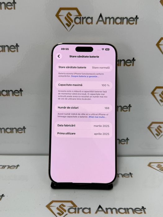 Iphone 16 Pro Max 256Gb ( baterie 100% ) Sara Amanet