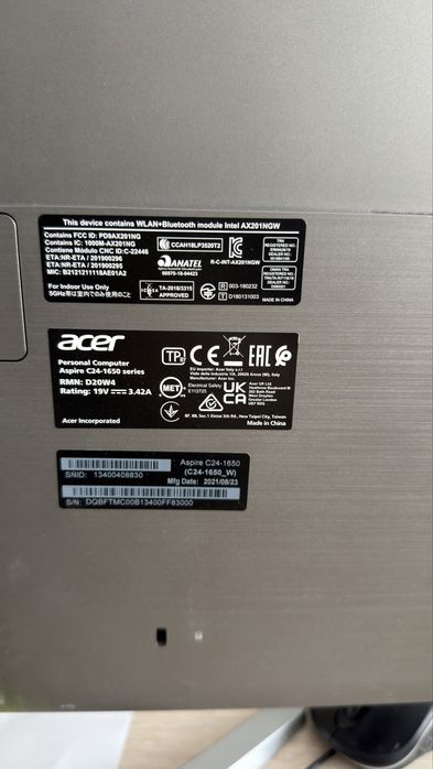 Продам моноблок Acer Aspire C24
