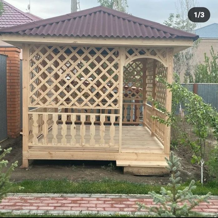 Изготавливается беседки