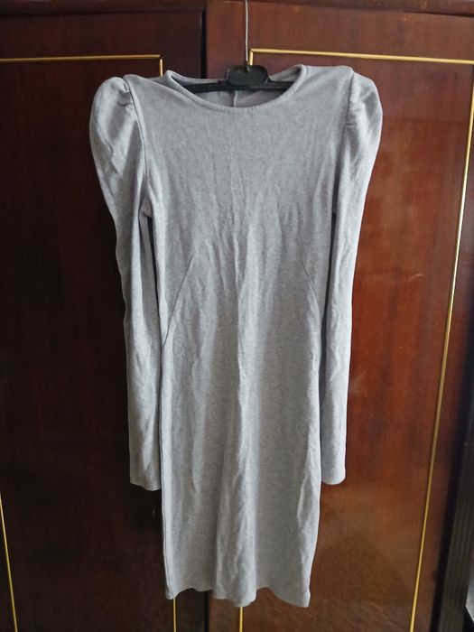 Rochie simplă gri