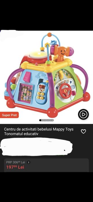 Jucarii bebe si pluș Maimuțica jucăușă si Zebra Vtech