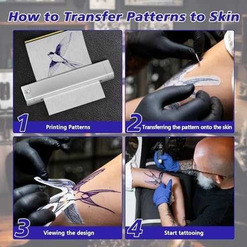 Нов Odaro Bluetooth Термален Принтер за Татуси Портативен Без Мастило