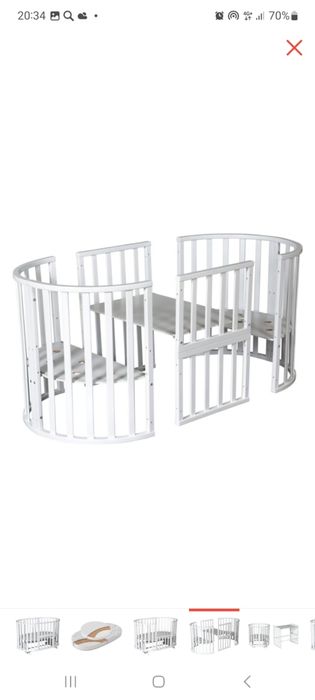 Кроватка трансформер