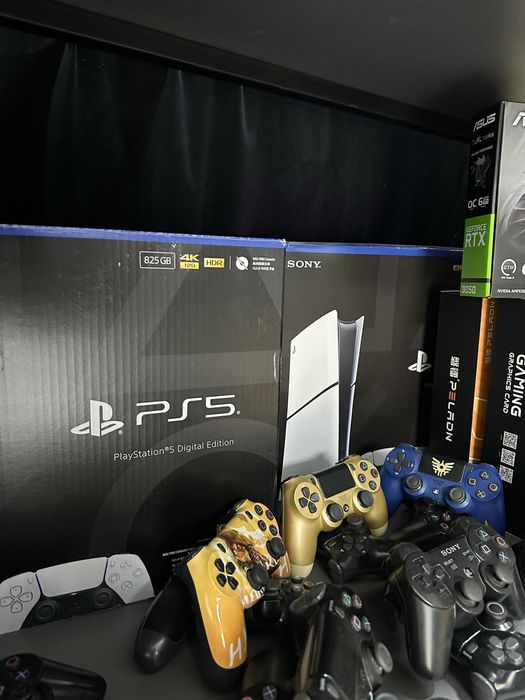 PlayStation 5 Slim 4к качество, мощный консуль для повседневной игры