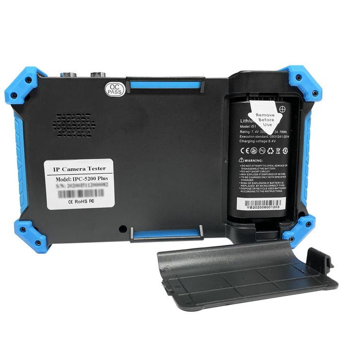 Многофункциональный ip/cctv тестер IPC 5200 Plus, tester ip/ahd/analog