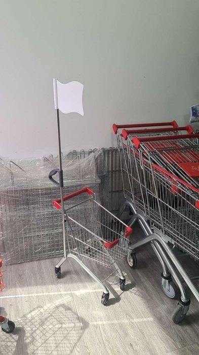 Тележки покупательские для супермаркетов