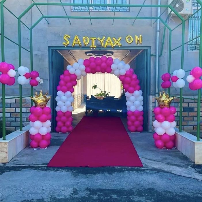 Oformlena xizmatlari bor uchar sharlar yumshoq o'yinchoqlar