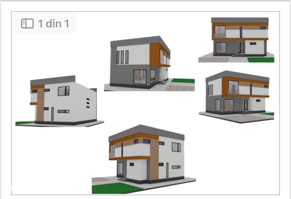 Casa la rosu in Carcea – 500 mp teren, aproape de Craiova