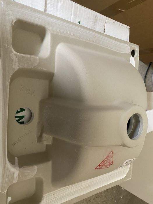 Chiuvetă încorporată, alb, 42 x 39 x 18 cm, ceramică