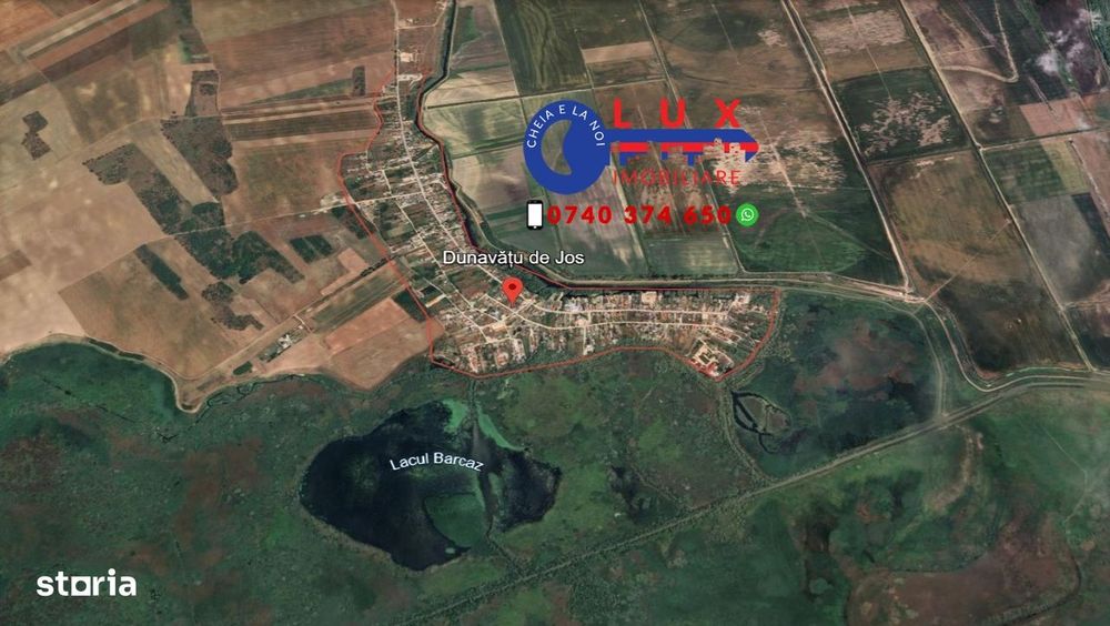 ID 7896 Teren intravilan - Dunăvățu de Jos - DRUMUL JUDEȚEAN
